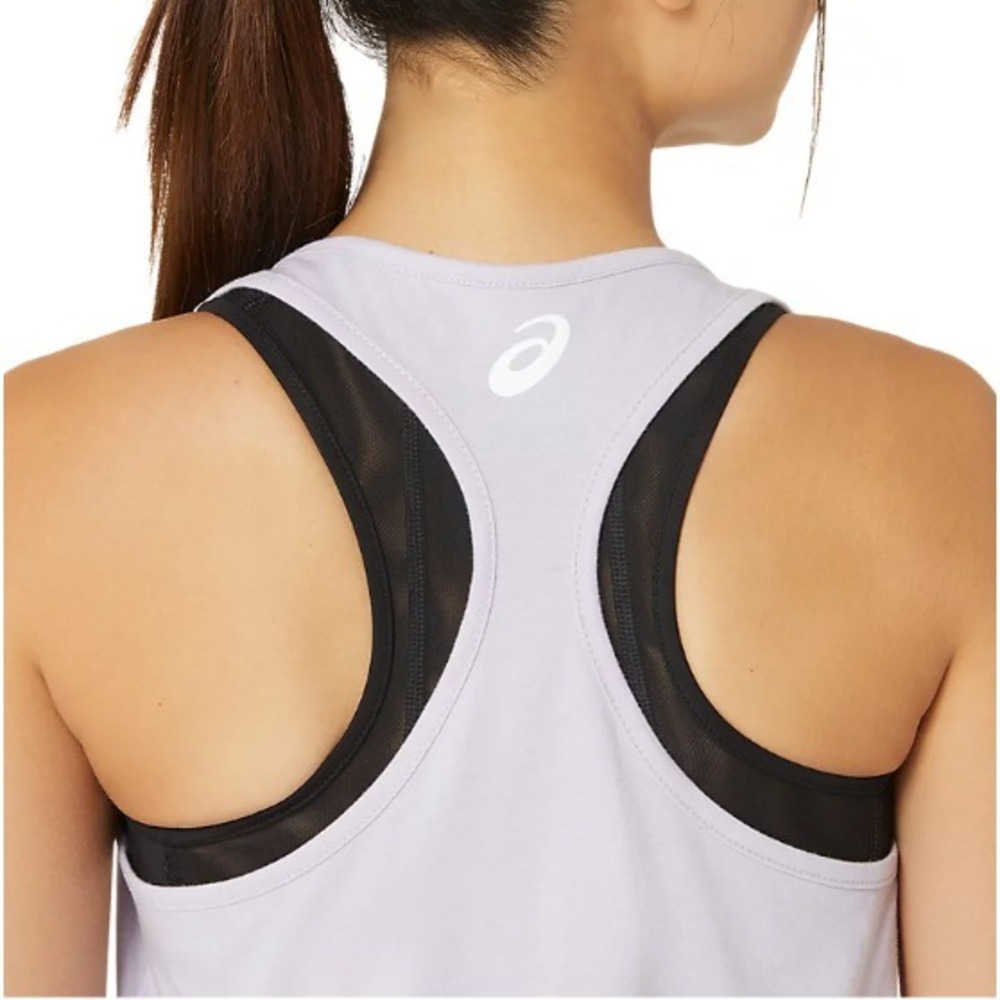 ASICS Women's LARGE The New Strong‎ Palms Racerback Tank in Dusk Violet - Picture 5 of 6